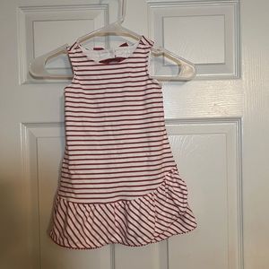 NWOT Janie and Jack red and white striped dress